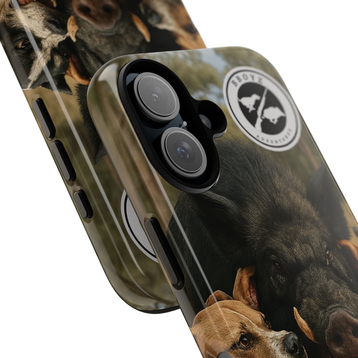 Tough Cases - Wild Boar & Dogs Phone Case - Adventure Vibe, Perfect Gift for Animal Lovers