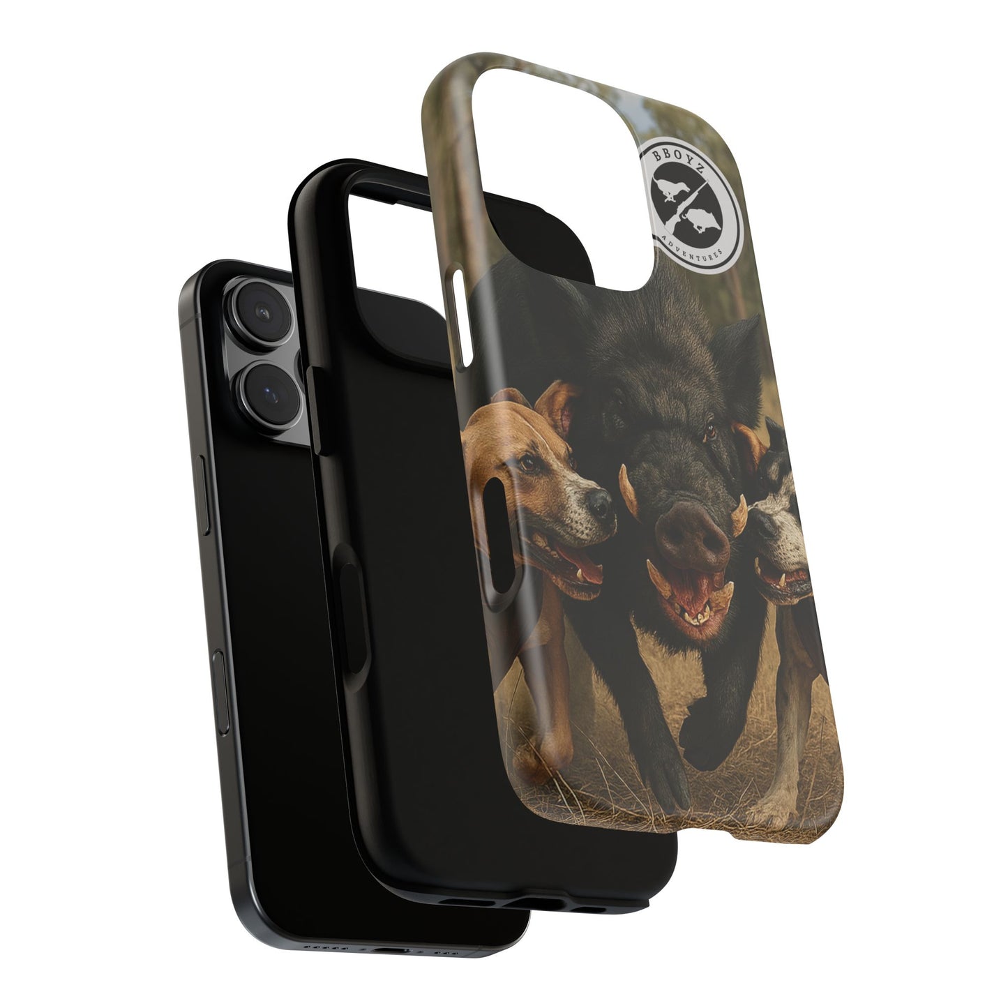 Tough Cases - Wild Boar & Dogs Phone Case - Adventure Vibe, Perfect Gift for Animal Lovers