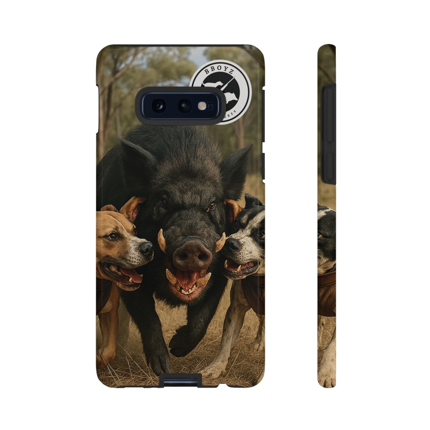 Tough Cases - Wild Boar & Dogs Phone Case - Adventure Vibe, Perfect Gift for Animal Lovers