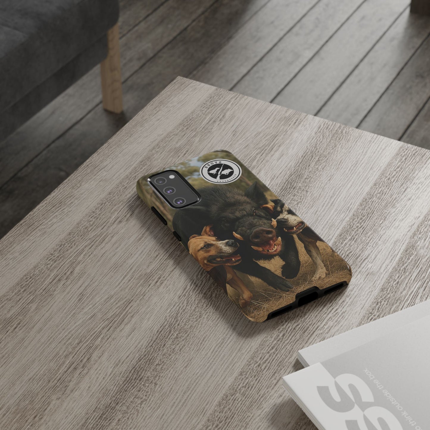 Tough Cases - Wild Boar & Dogs Phone Case - Adventure Vibe, Perfect Gift for Animal Lovers