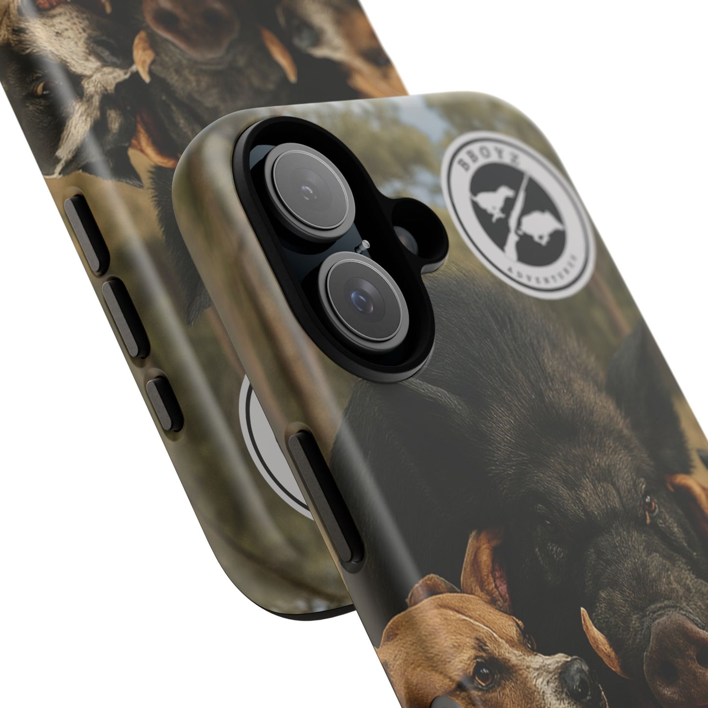 Tough Cases - Wild Boar & Dogs Phone Case - Adventure Vibe, Perfect Gift for Animal Lovers