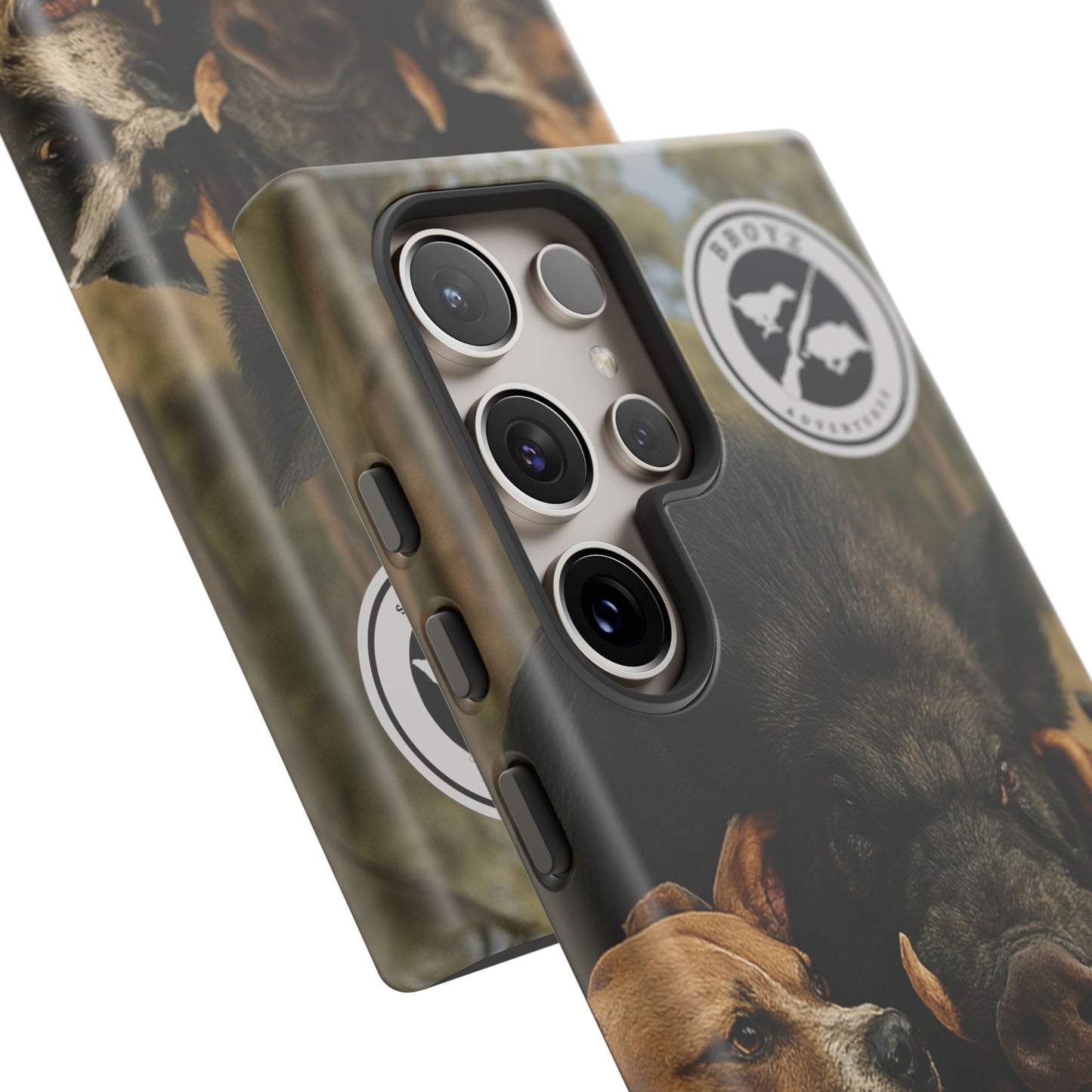 Tough Cases - Wild Boar & Dogs Phone Case - Adventure Vibe, Perfect Gift for Animal Lovers