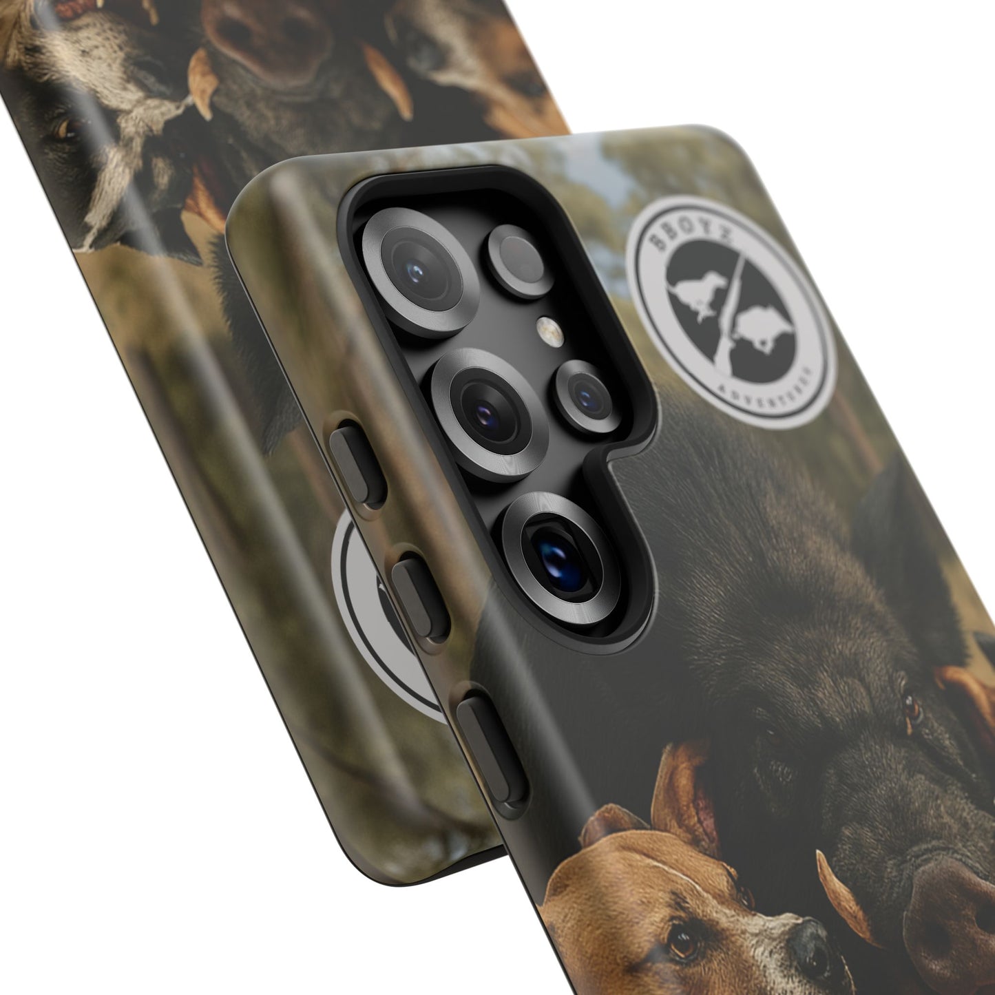Tough Cases - Wild Boar & Dogs Phone Case - Adventure Vibe, Perfect Gift for Animal Lovers