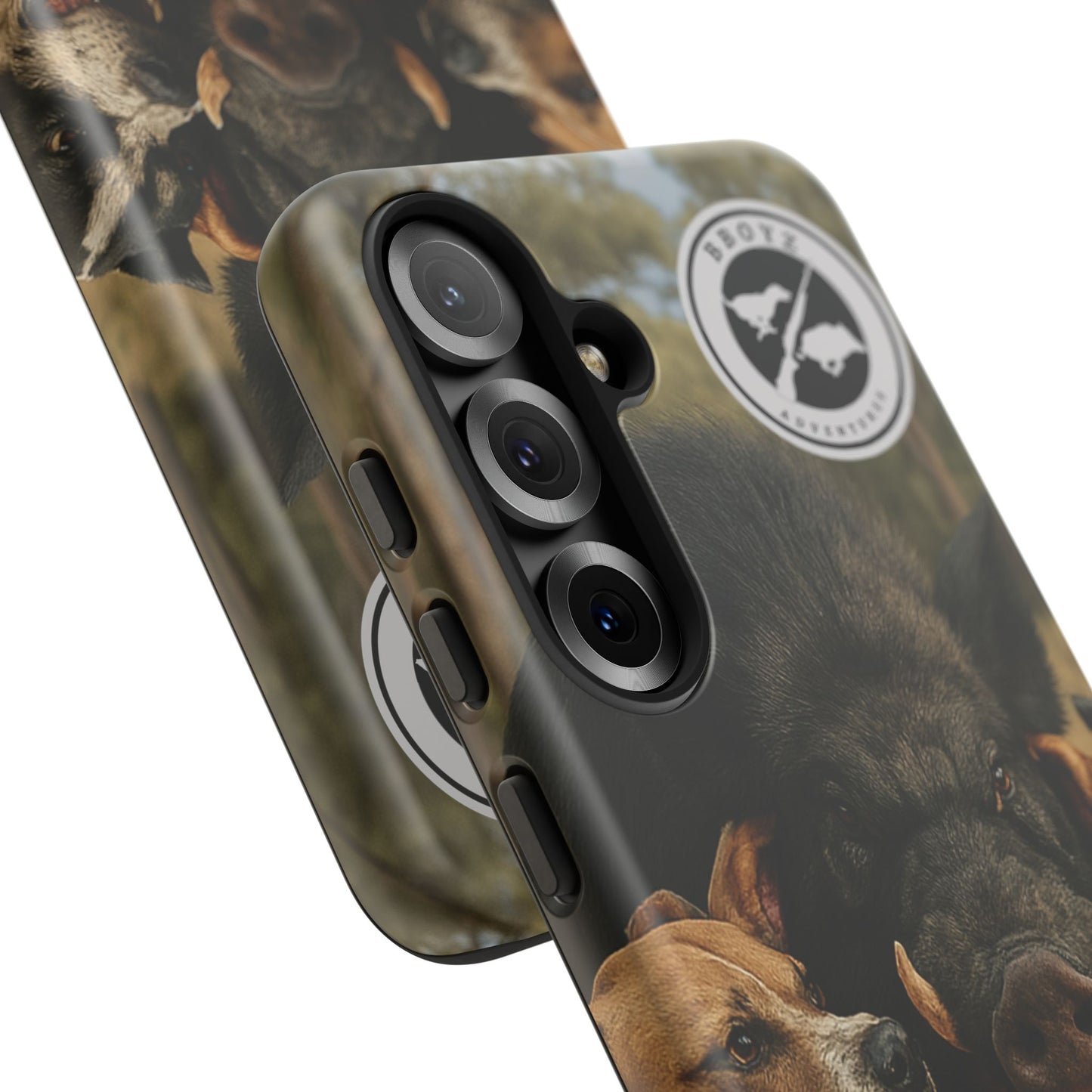 Tough Cases - Wild Boar & Dogs Phone Case - Adventure Vibe, Perfect Gift for Animal Lovers