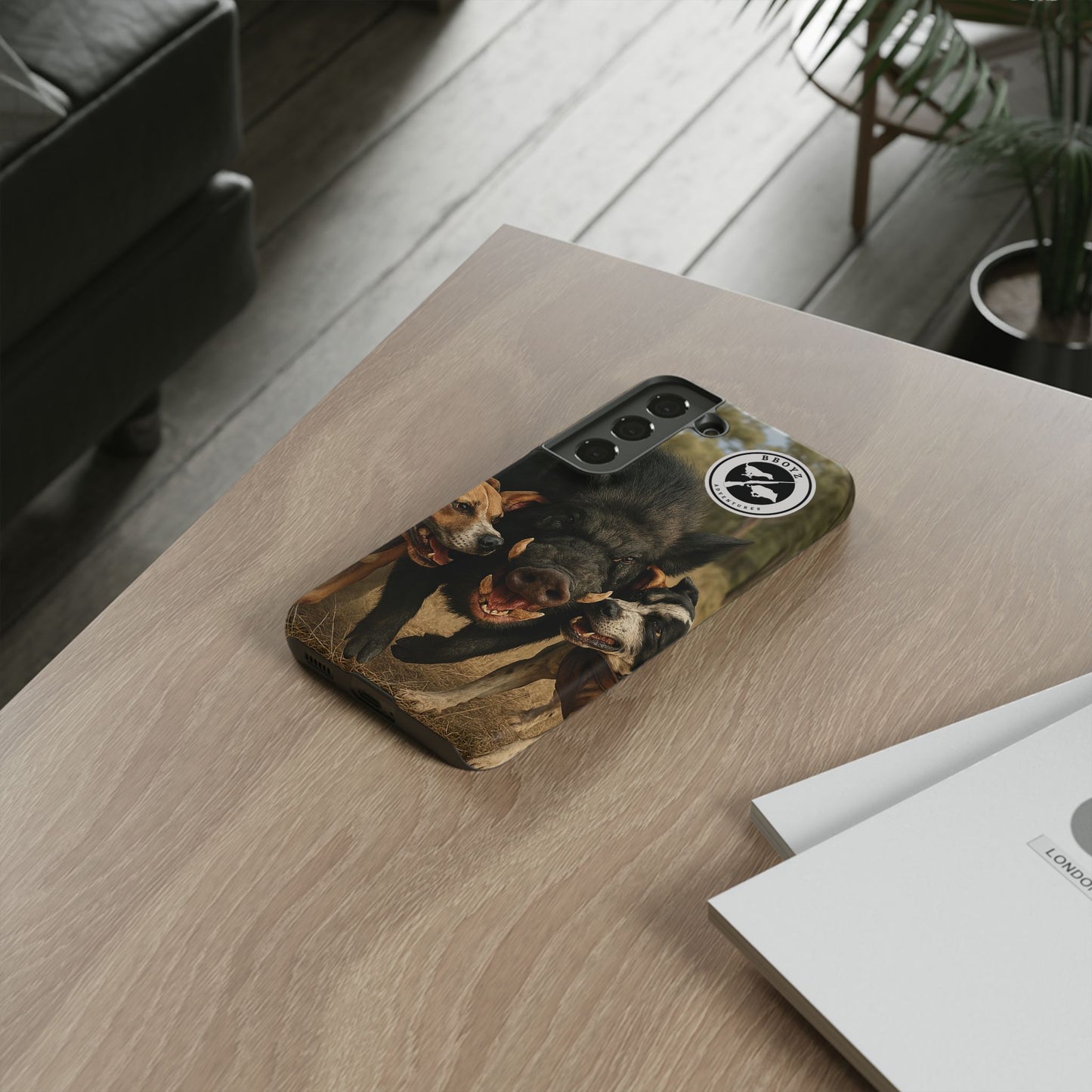 Tough Cases - Wild Boar & Dogs Phone Case - Adventure Vibe, Perfect Gift for Animal Lovers