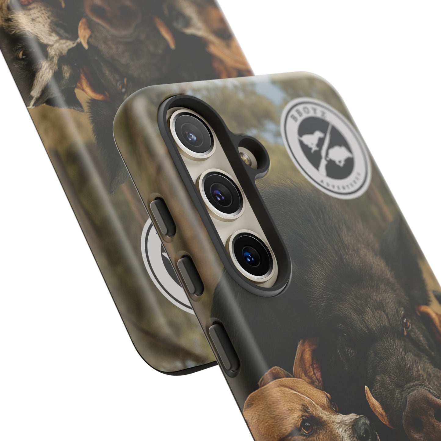 Tough Cases - Wild Boar & Dogs Phone Case - Adventure Vibe, Perfect Gift for Animal Lovers