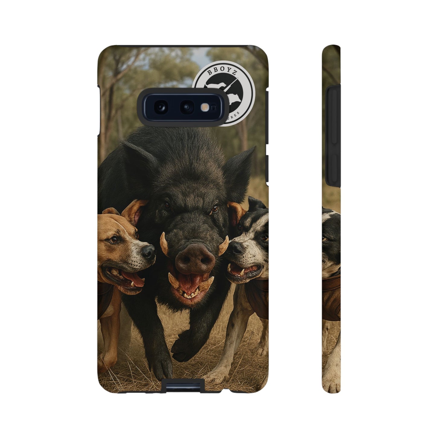 Tough Cases - Wild Boar & Dogs Phone Case - Adventure Vibe, Perfect Gift for Animal Lovers