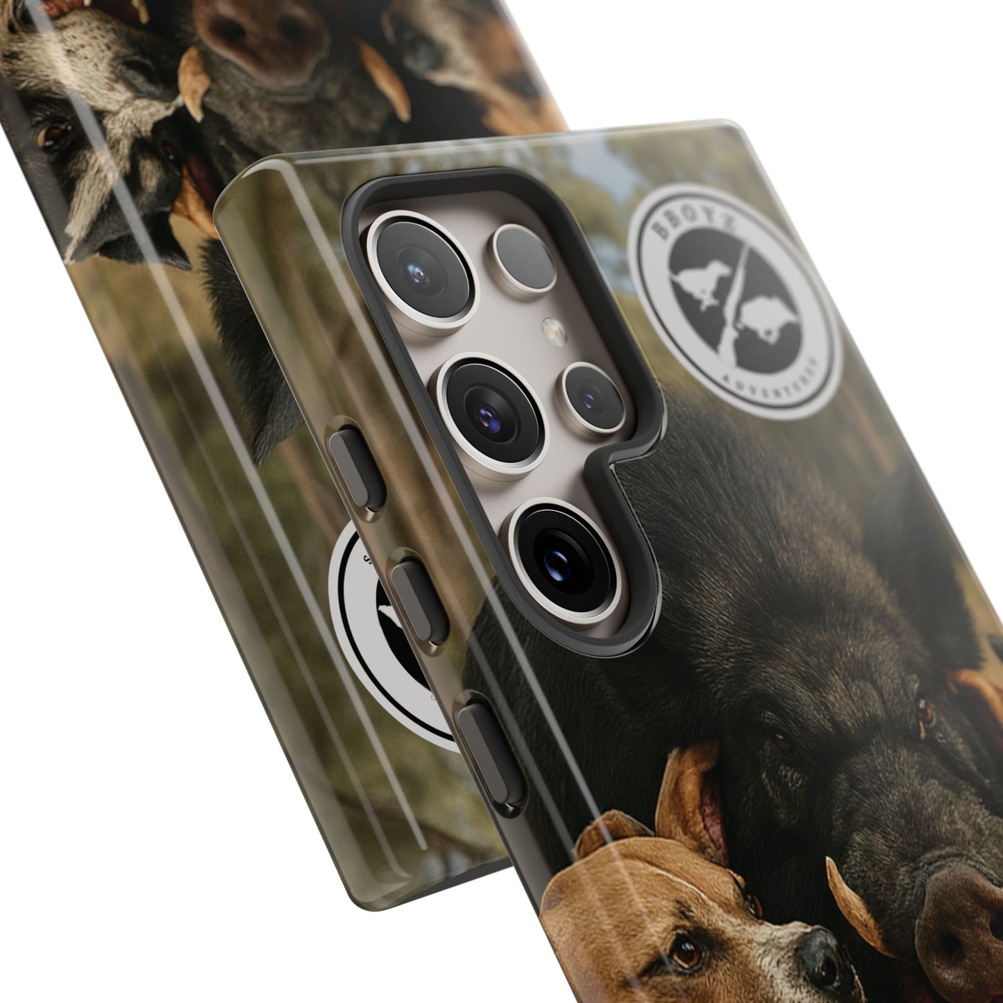 Tough Cases - Wild Boar & Dogs Phone Case - Adventure Vibe, Perfect Gift for Animal Lovers