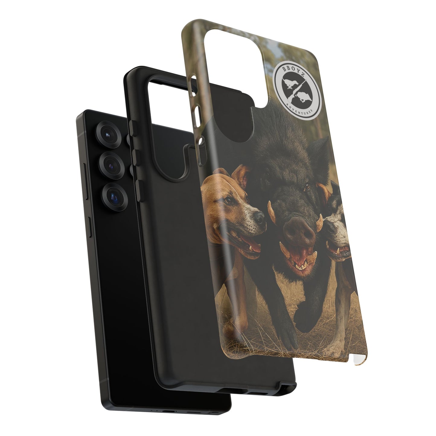 Tough Cases - Wild Boar & Dogs Phone Case - Adventure Vibe, Perfect Gift for Animal Lovers