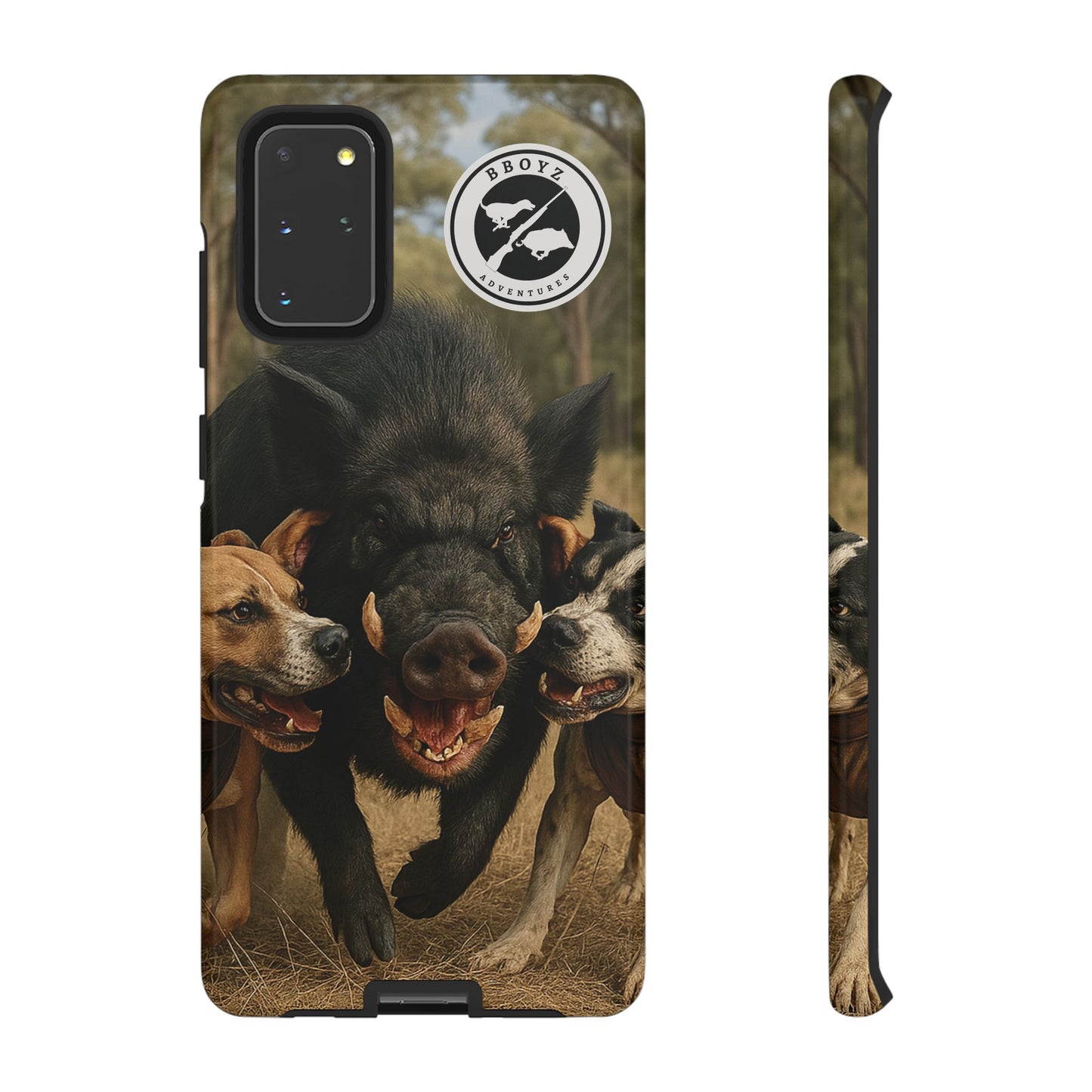 Tough Cases - Wild Boar & Dogs Phone Case - Adventure Vibe, Perfect Gift for Animal Lovers