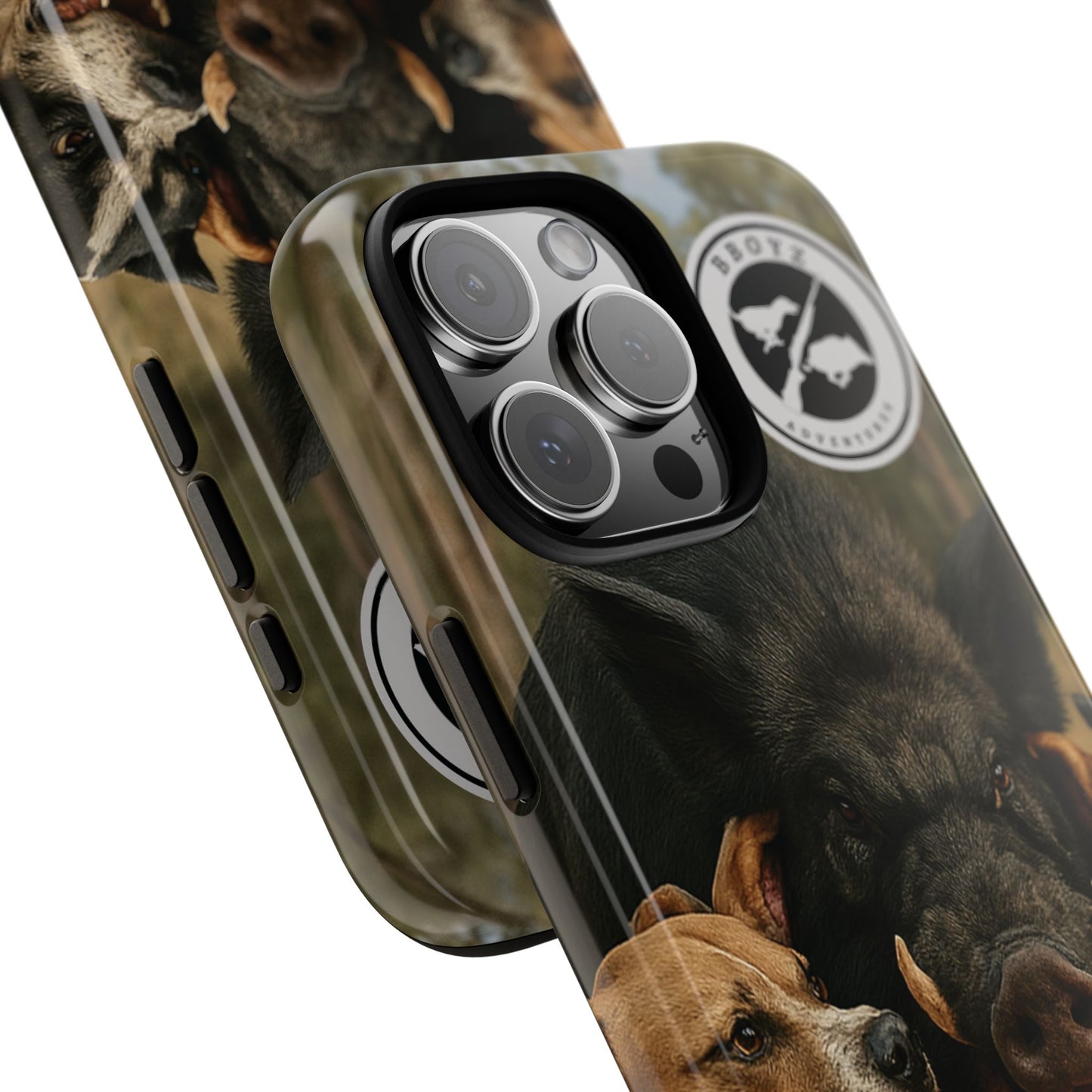 Tough Cases - Wild Boar & Dogs Phone Case - Adventure Vibe, Perfect Gift for Animal Lovers