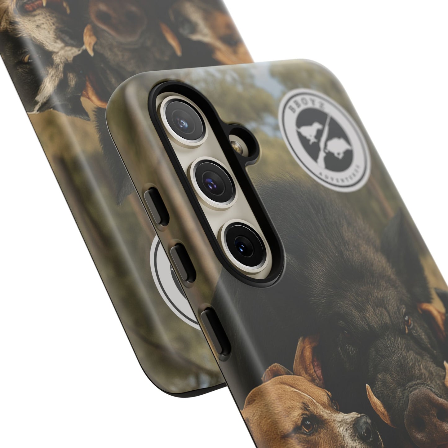 Tough Cases - Wild Boar & Dogs Phone Case - Adventure Vibe, Perfect Gift for Animal Lovers