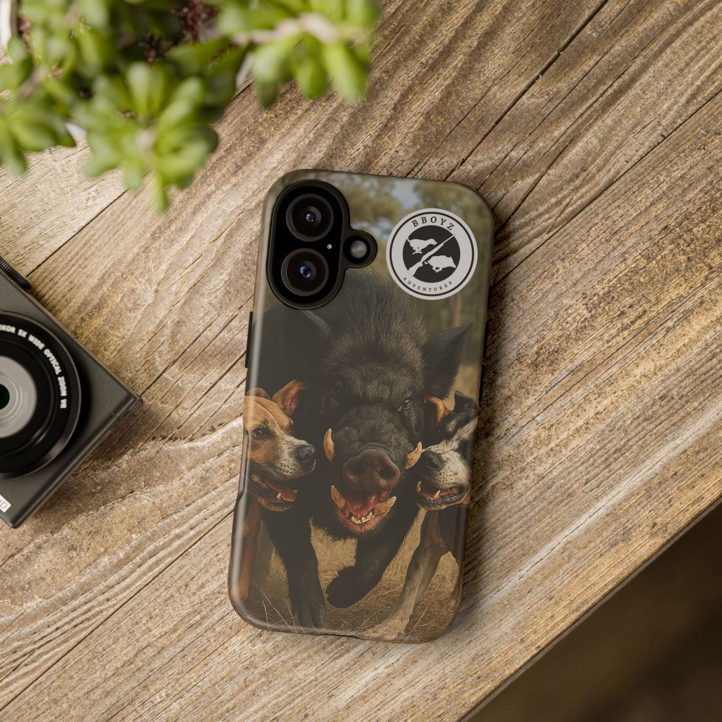 Tough Cases - Wild Boar & Dogs Phone Case - Adventure Vibe, Perfect Gift for Animal Lovers