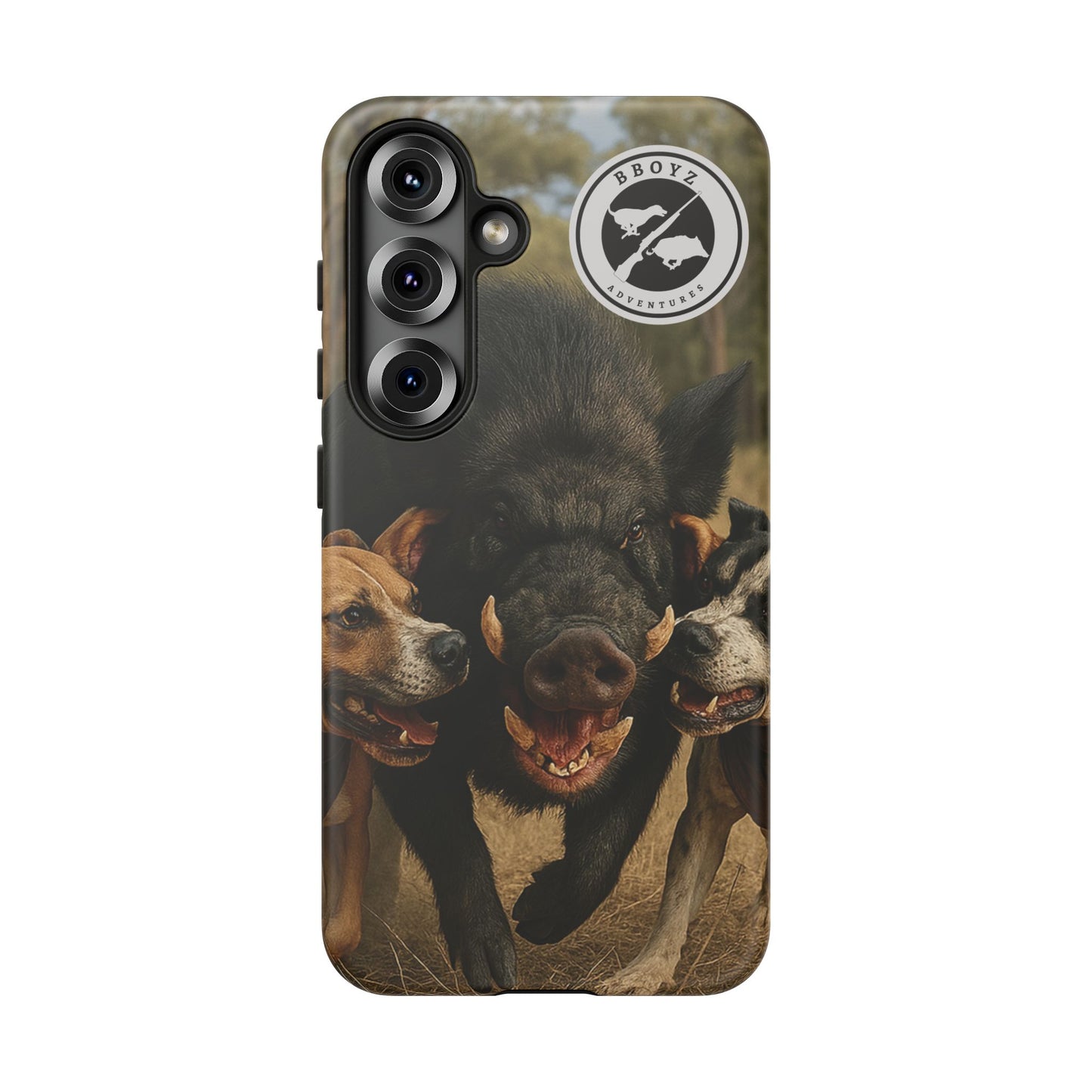 Tough Cases - Wild Boar & Dogs Phone Case - Adventure Vibe, Perfect Gift for Animal Lovers