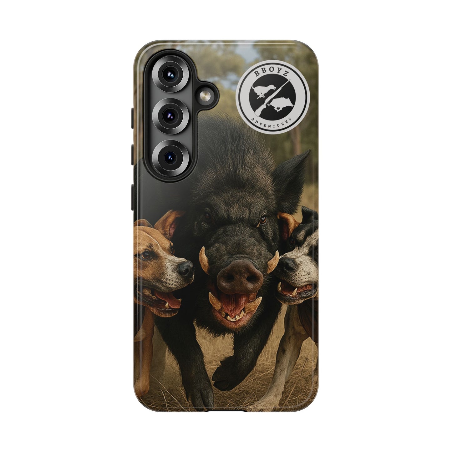 Tough Cases - Wild Boar & Dogs Phone Case - Adventure Vibe, Perfect Gift for Animal Lovers