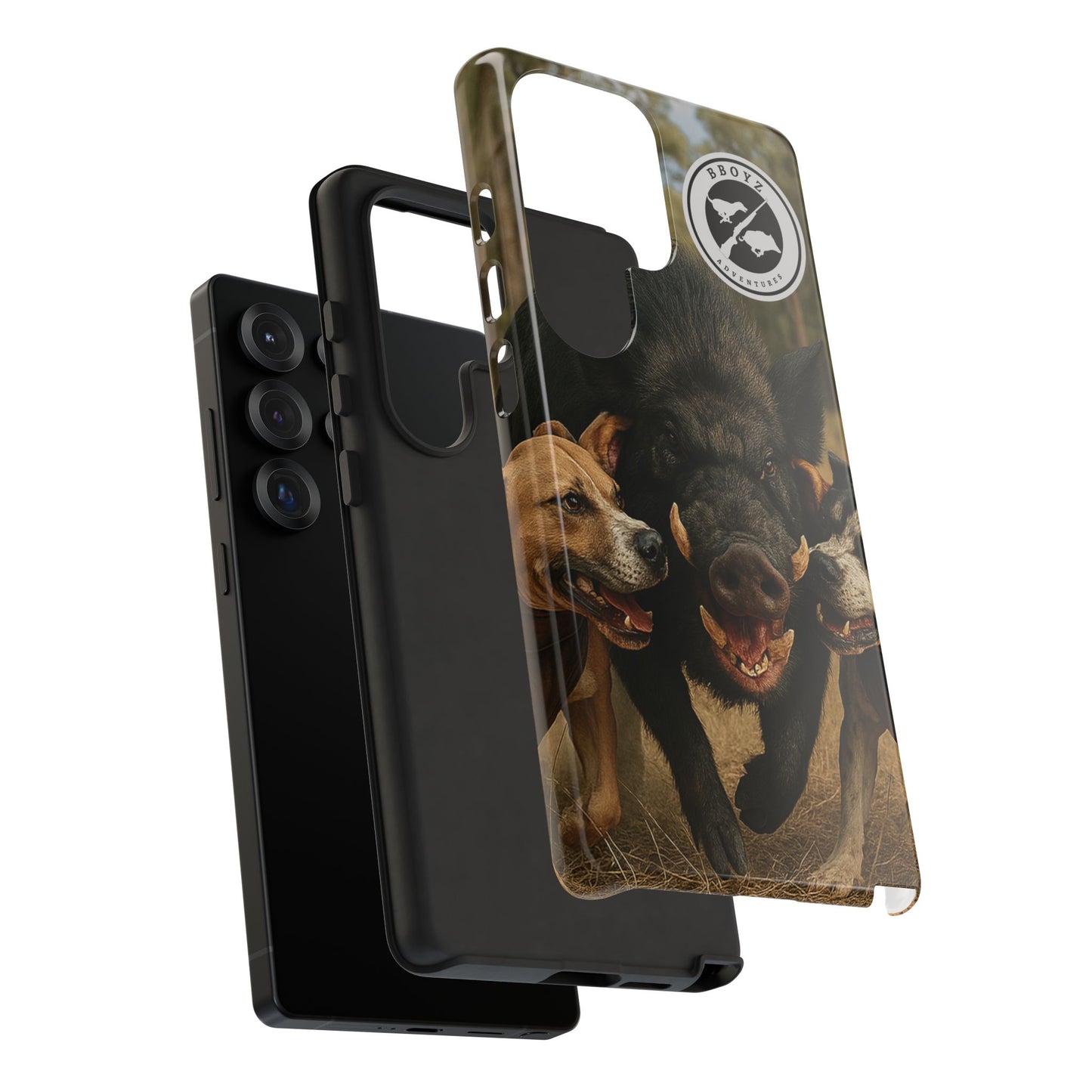 Tough Cases - Wild Boar & Dogs Phone Case - Adventure Vibe, Perfect Gift for Animal Lovers