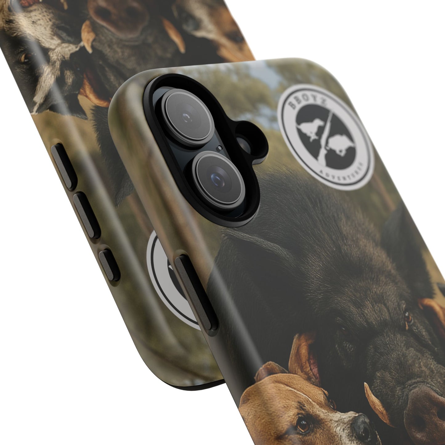 Tough Cases - Wild Boar & Dogs Phone Case - Adventure Vibe, Perfect Gift for Animal Lovers