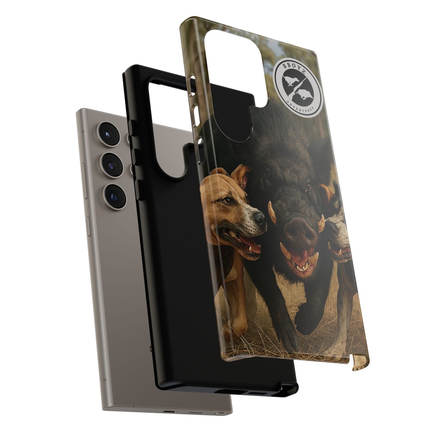 Tough Cases - Wild Boar & Dogs Phone Case - Adventure Vibe, Perfect Gift for Animal Lovers