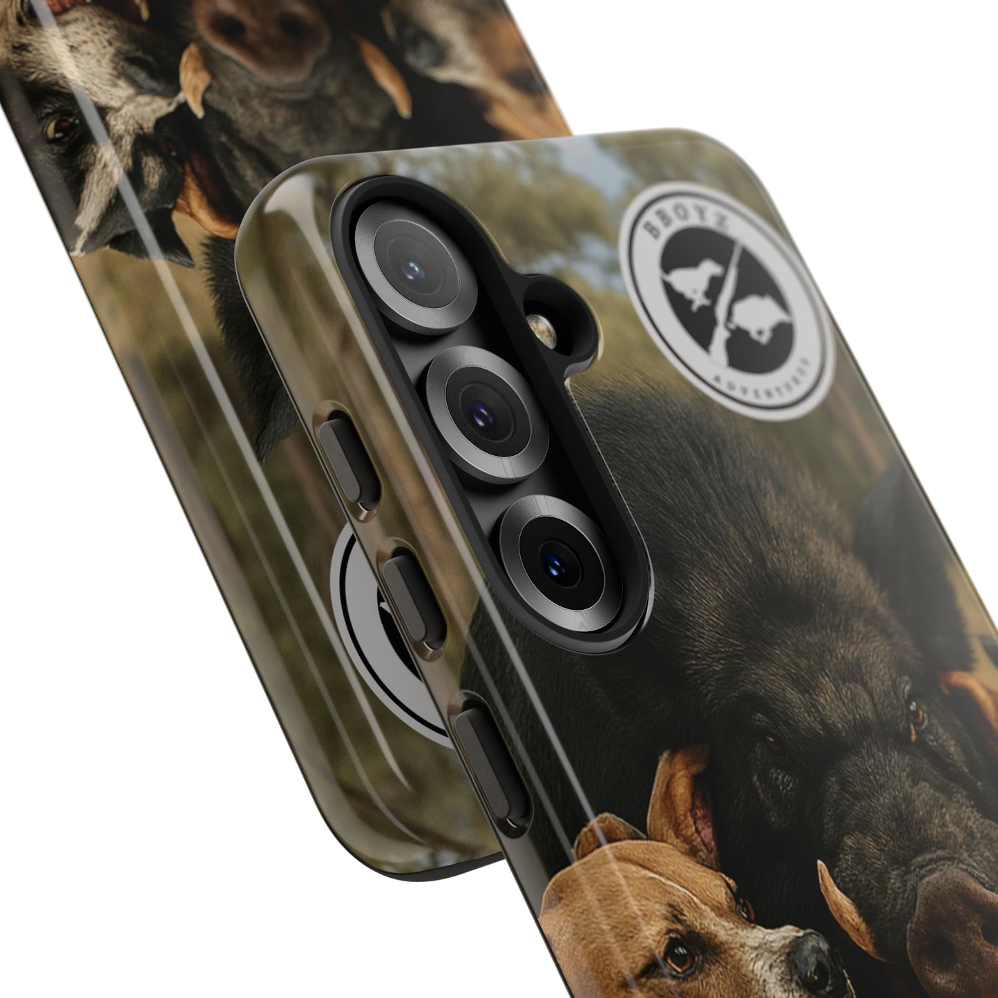 Tough Cases - Wild Boar & Dogs Phone Case - Adventure Vibe, Perfect Gift for Animal Lovers
