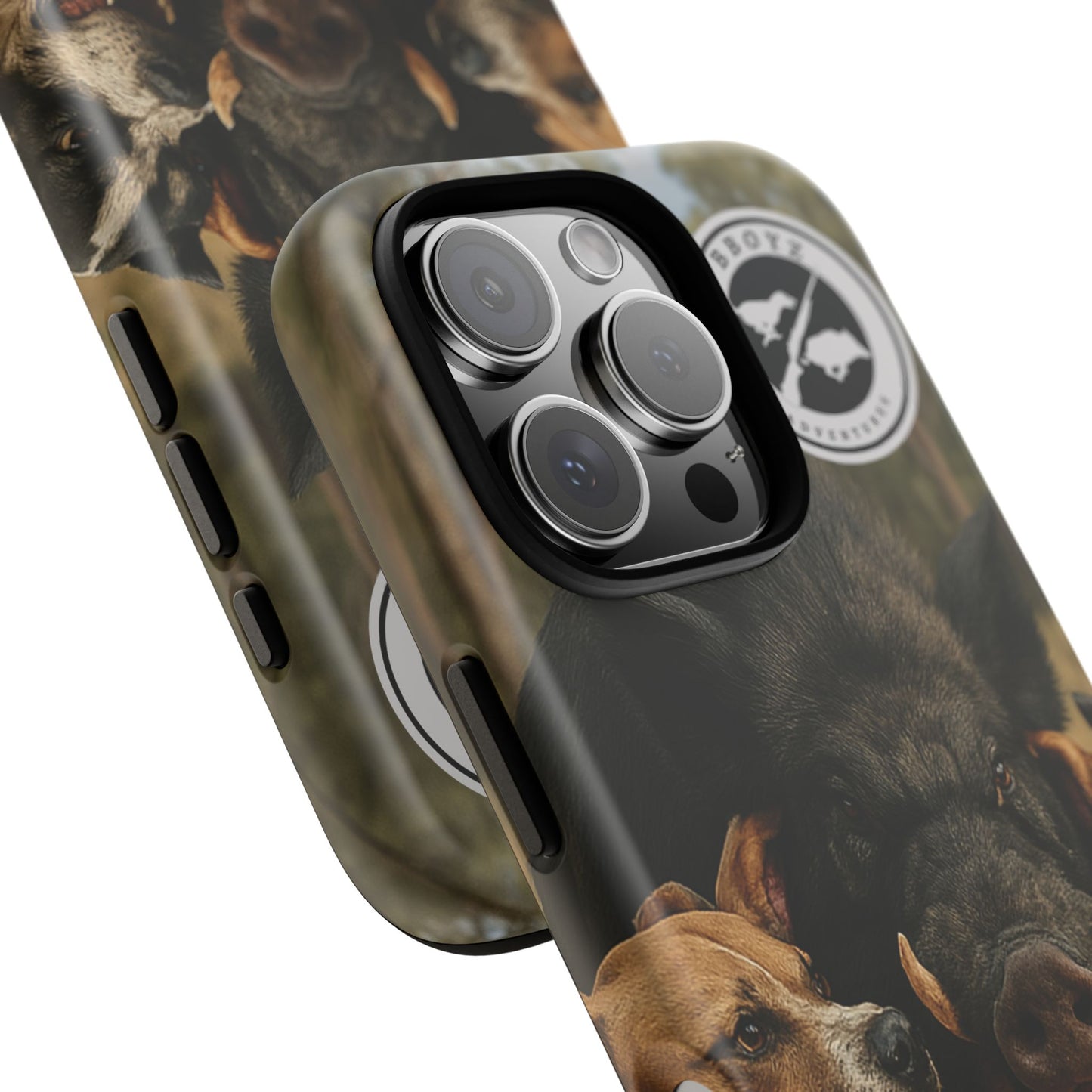 Tough Cases - Wild Boar & Dogs Phone Case - Adventure Vibe, Perfect Gift for Animal Lovers