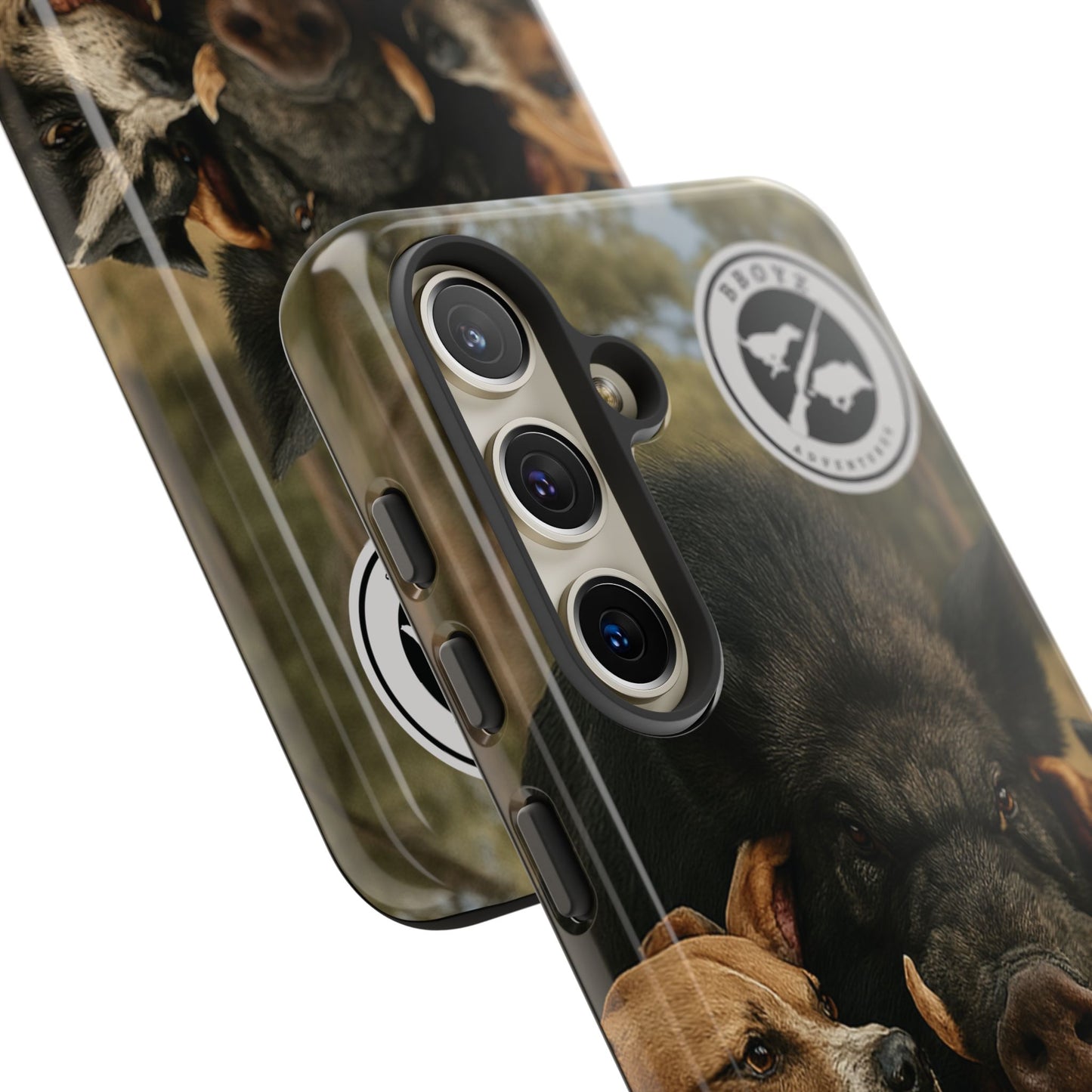 Tough Cases - Wild Boar & Dogs Phone Case - Adventure Vibe, Perfect Gift for Animal Lovers