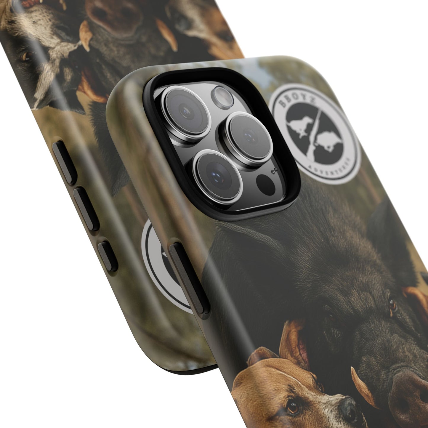 Tough Cases - Wild Boar & Dogs Phone Case - Adventure Vibe, Perfect Gift for Animal Lovers