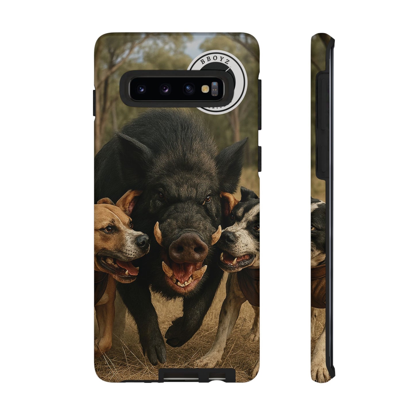 Tough Cases - Wild Boar & Dogs Phone Case - Adventure Vibe, Perfect Gift for Animal Lovers