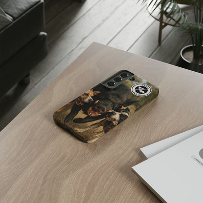Tough Cases - Wild Boar & Dogs Phone Case - Adventure Vibe, Perfect Gift for Animal Lovers