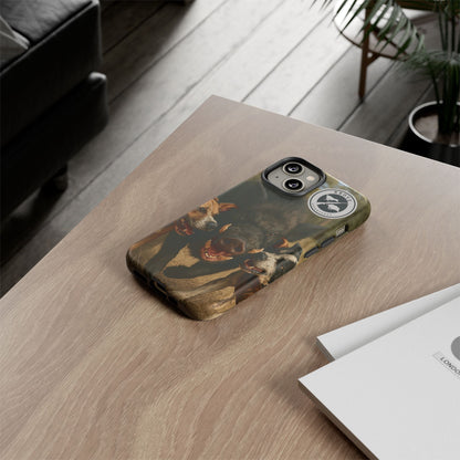 Tough Cases - Wild Boar & Dogs Phone Case - Adventure Vibe, Perfect Gift for Animal Lovers