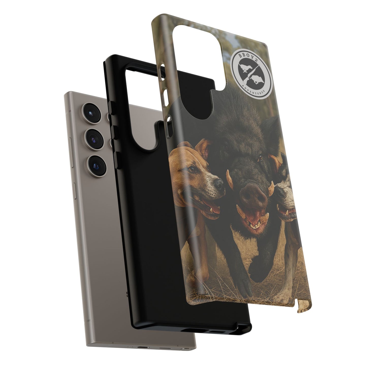 Tough Cases - Wild Boar & Dogs Phone Case - Adventure Vibe, Perfect Gift for Animal Lovers