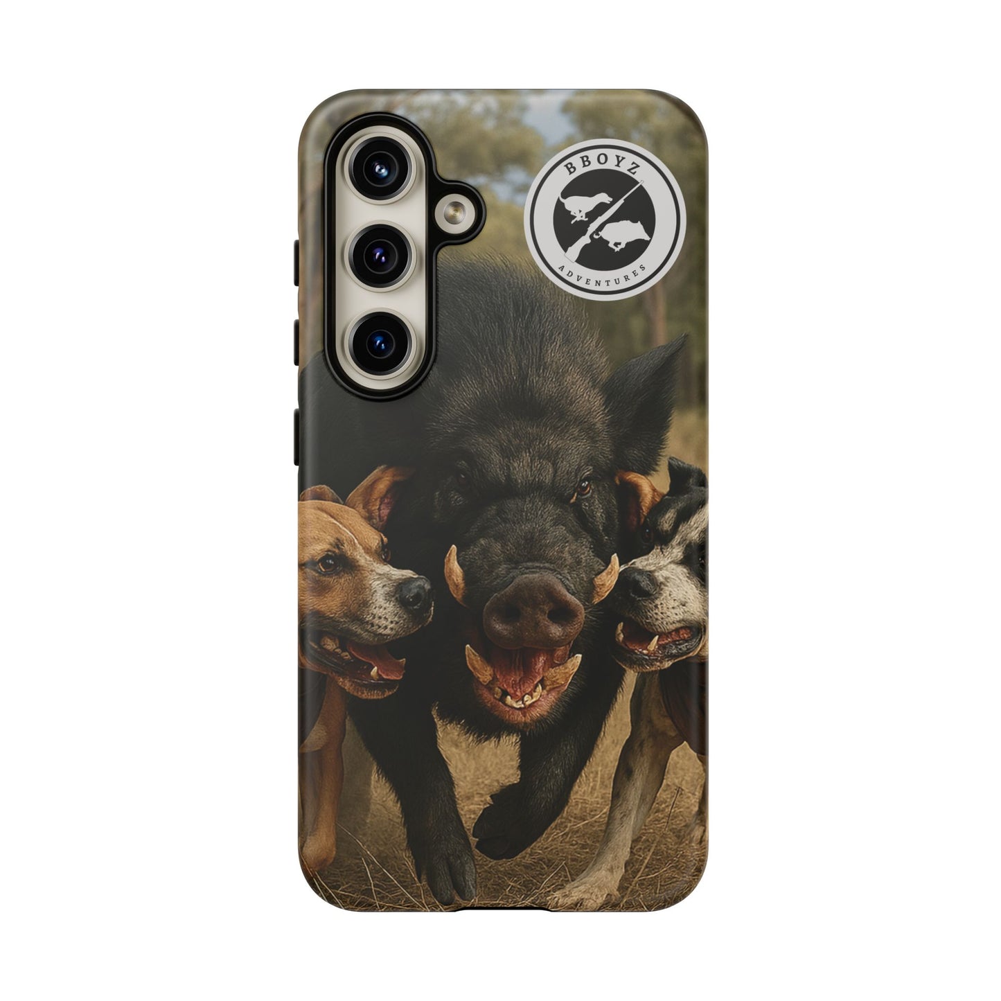 Tough Cases - Wild Boar & Dogs Phone Case - Adventure Vibe, Perfect Gift for Animal Lovers