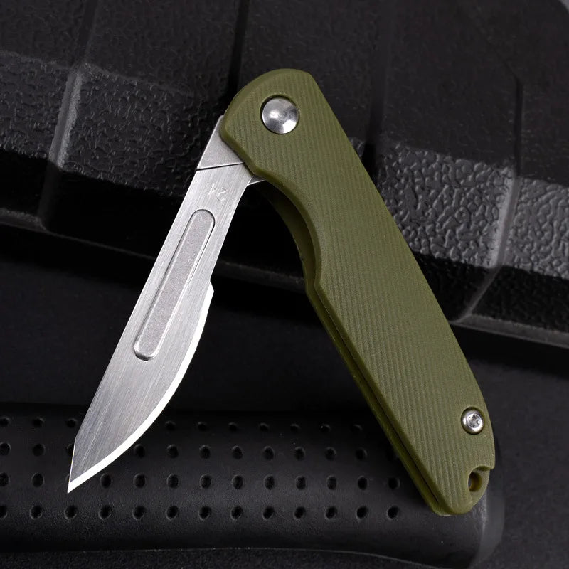 Multi Colors Mini Nylon scalpel knife + Free 10 Blades