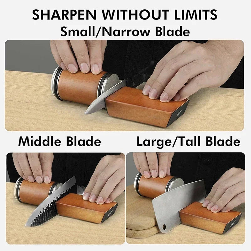 Rolling Knife Sharpener for Straight Edge Knife Sharpener Kit